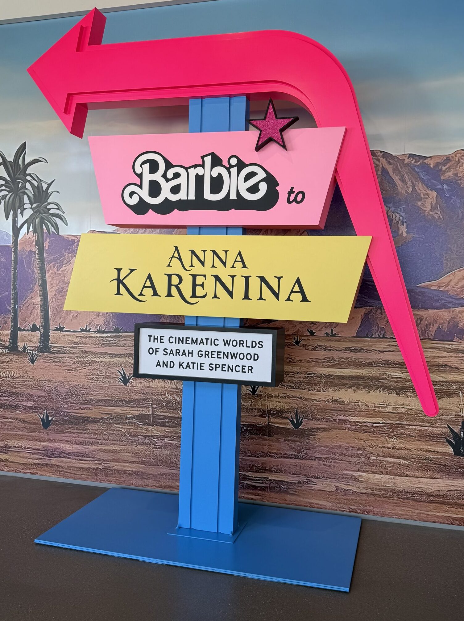 Academy Museum Set Design Exhibit Barbie to Anna Karenina featuring ther work by Sarah Greenwood and Katie Spencer photo by Regina Luz Jordan for Hollywoodland News