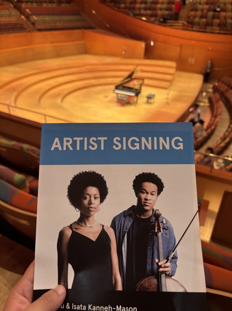 Mi Ran Choi for the Hollywoodland News at the concert for Sheku and Isata Kanneh-Mason
