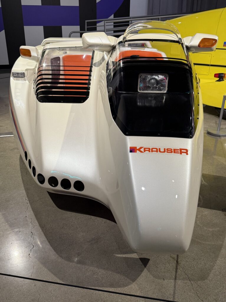 The Krauser Domani motorcycle developed by Michael Krauser for BMW featured in Kōsuke Fujishima's manga Oh My Goddess! as the vehicle of choice for the character Chihiro Fujimi. This motorcycle is on exhibit at the Totally Awesome Exhibit at the Petersen Automotive Museum. As photographed by Regina Luz Jordan for Hollywoodland News