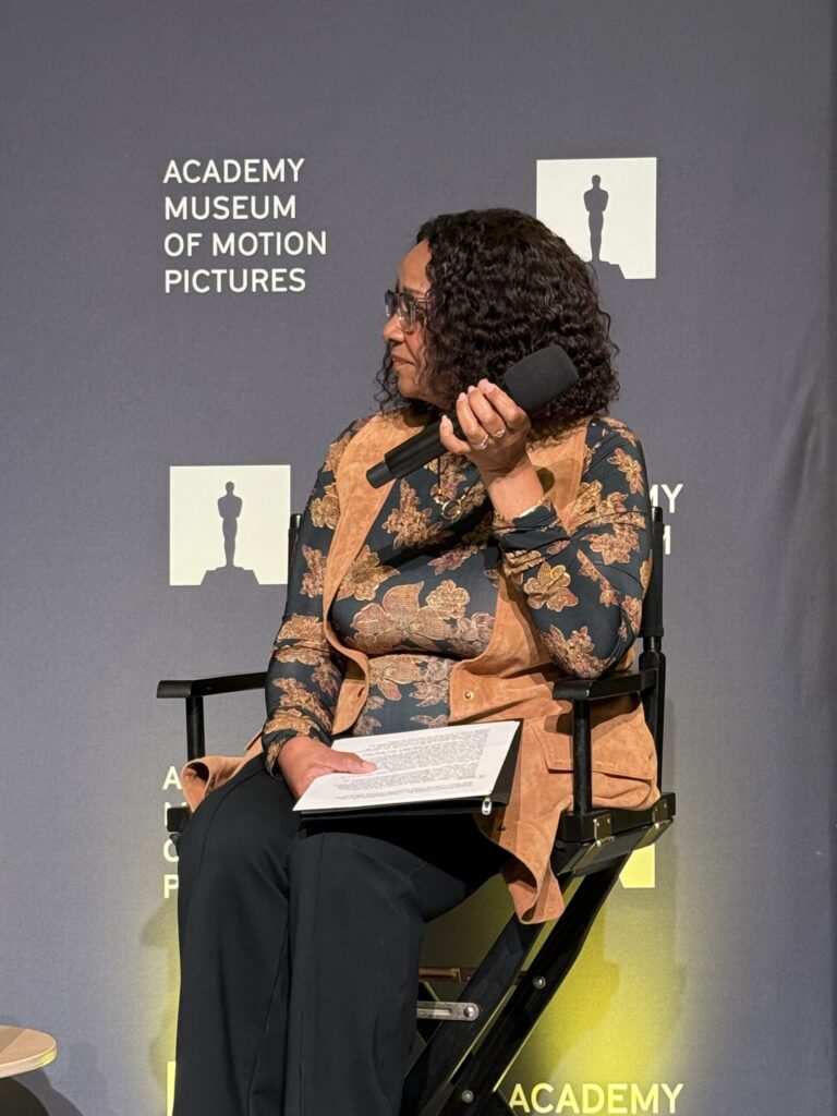Sharen Davis at the Academy Museum of Motion Pictures on June 19, 2025 Photograph by Regina Luz Jordan with Hollywoodland News