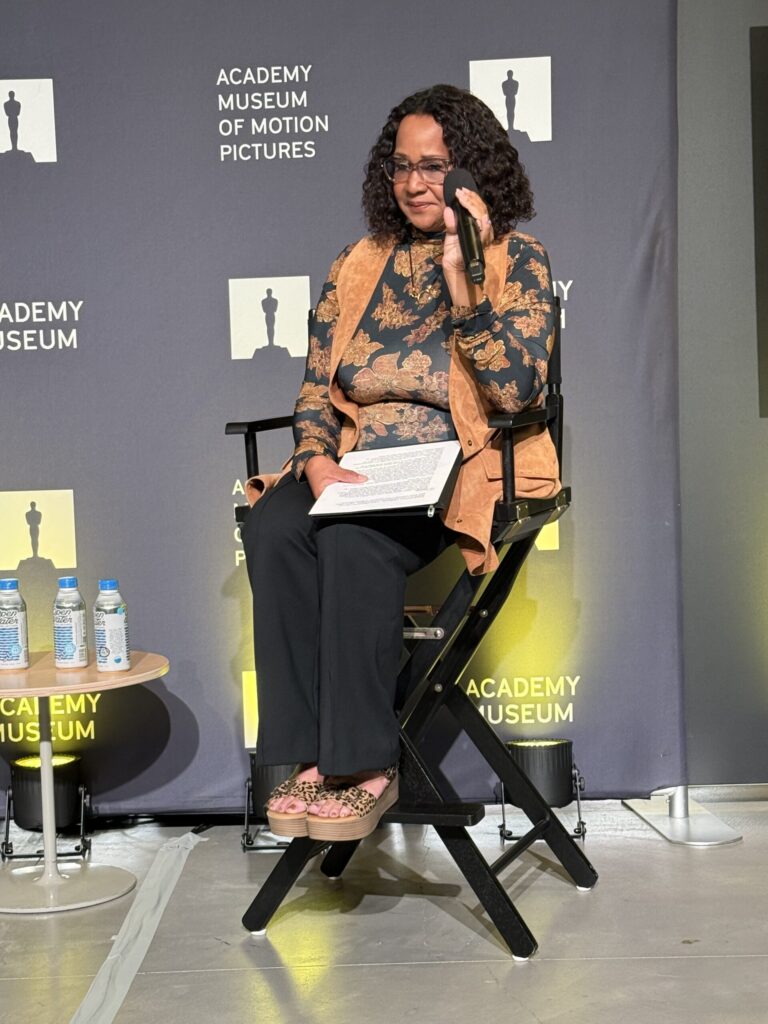 Sharen Davis at the Academy Museum of Motion Pictures on June 19, 2025 Photograph by Regina Luz Jordan with Hollywoodland News