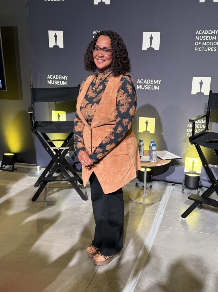 Sharen Davis at the Academy Museum of Motion Pictures on June 19, 2025 Photograph by Regina Luz Jordan with Hollywoodland News