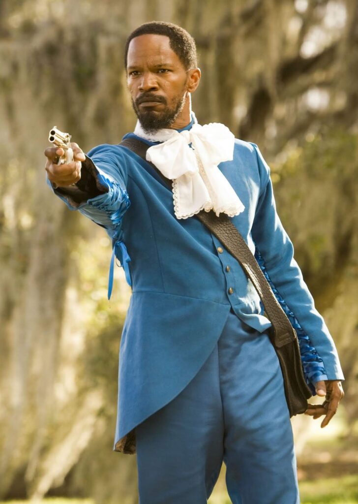 Jamie Foxx in Django Unchained (2012) Courtesy of Sony PIctures and Columbia Pictures. Cost by Sharen Davisume design