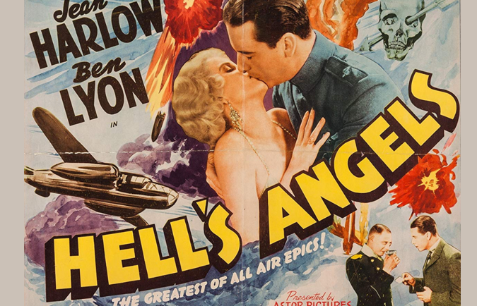 Howard Hughes Hell's Angel film in 1930.