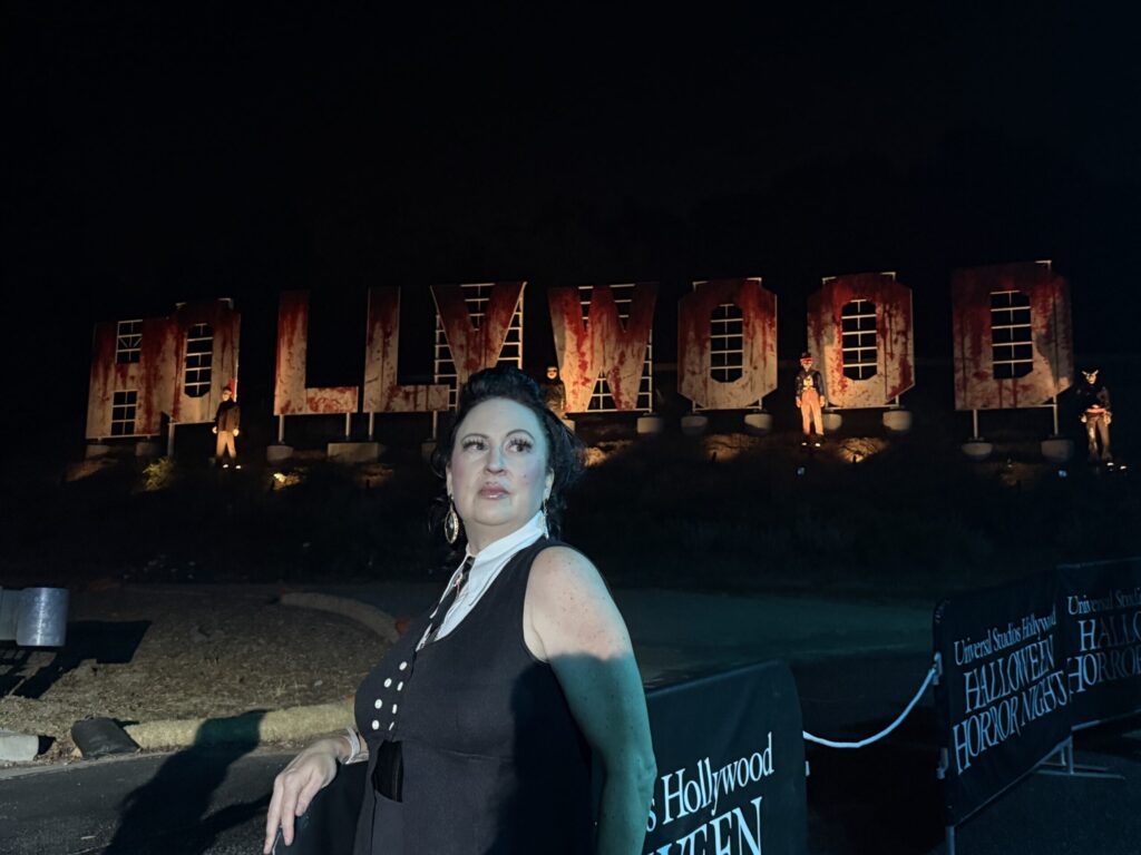 Regina Luz Jordan at Universal Studios Hollywood Halloween Horror Nights 2025