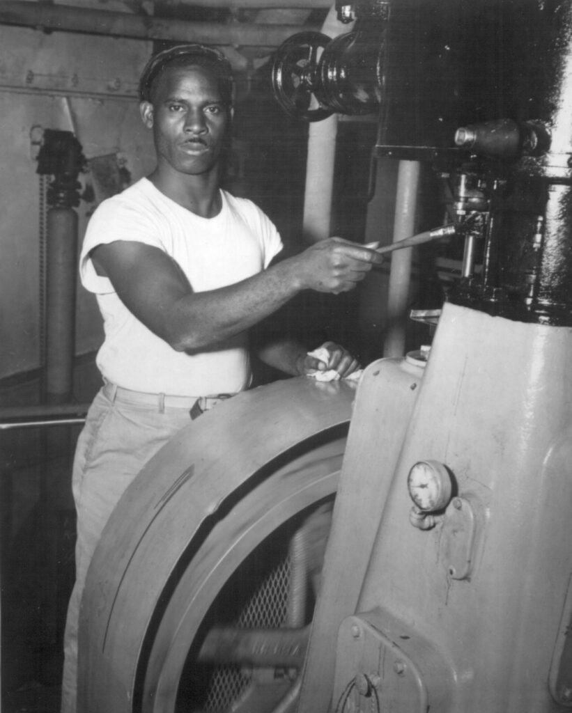 While the U.S. military remained largely segregated during World War II, the U.S. Merchant Marine was one of the few services where Black men could serve in integrated roles—though not without resistance.