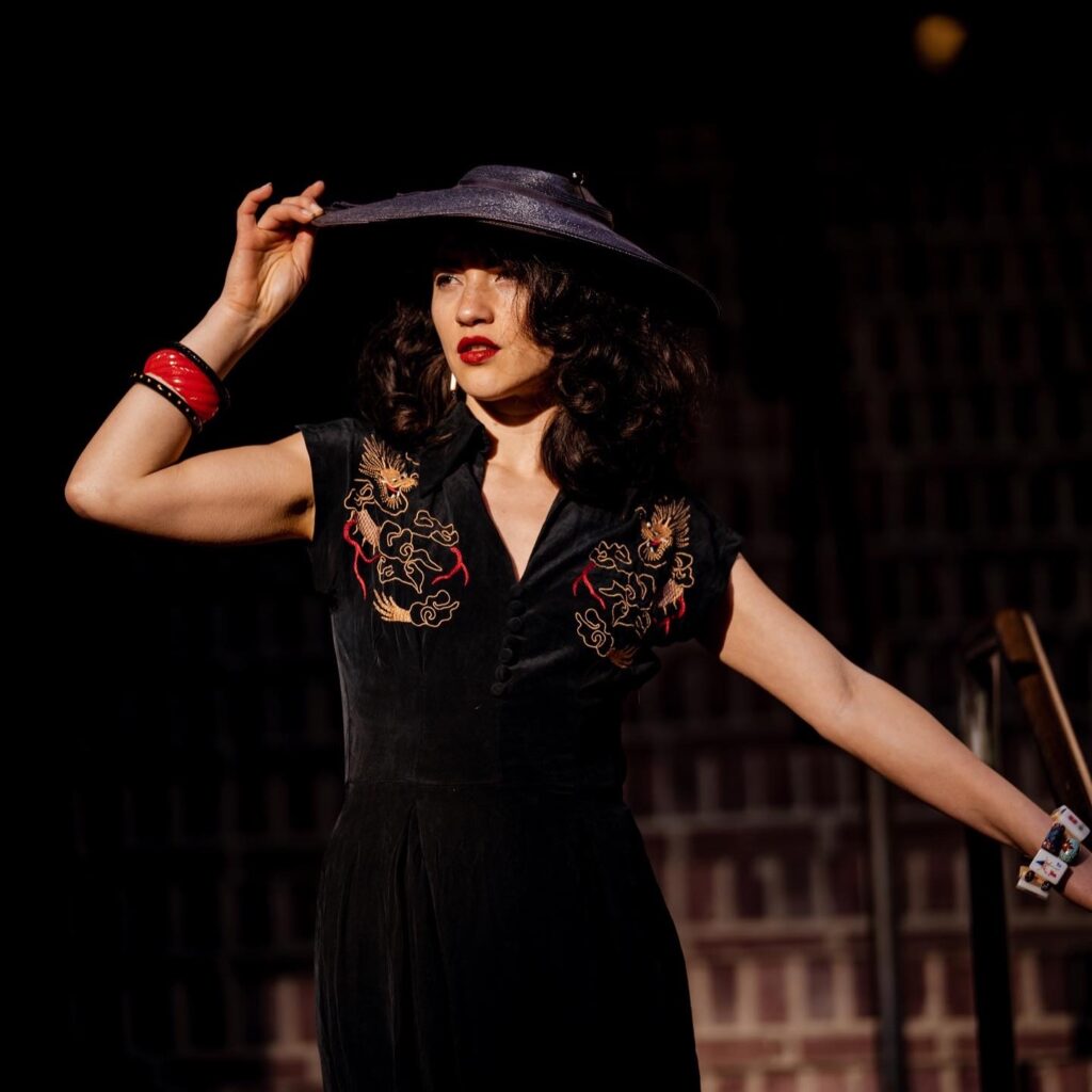 Marisa Firebaugh on the topic of Yellowface at the ADSC Preservation Ball, Photo by Hoa Duong Photography @hoaduongphotography