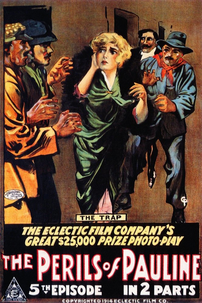 The Perils of Pauline Silent Film Serials from 1914
