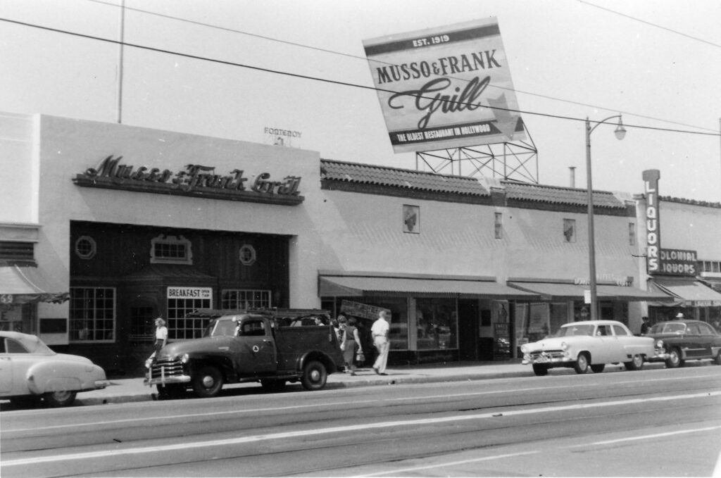 Photo Courtesy of Musso & Frank Grill