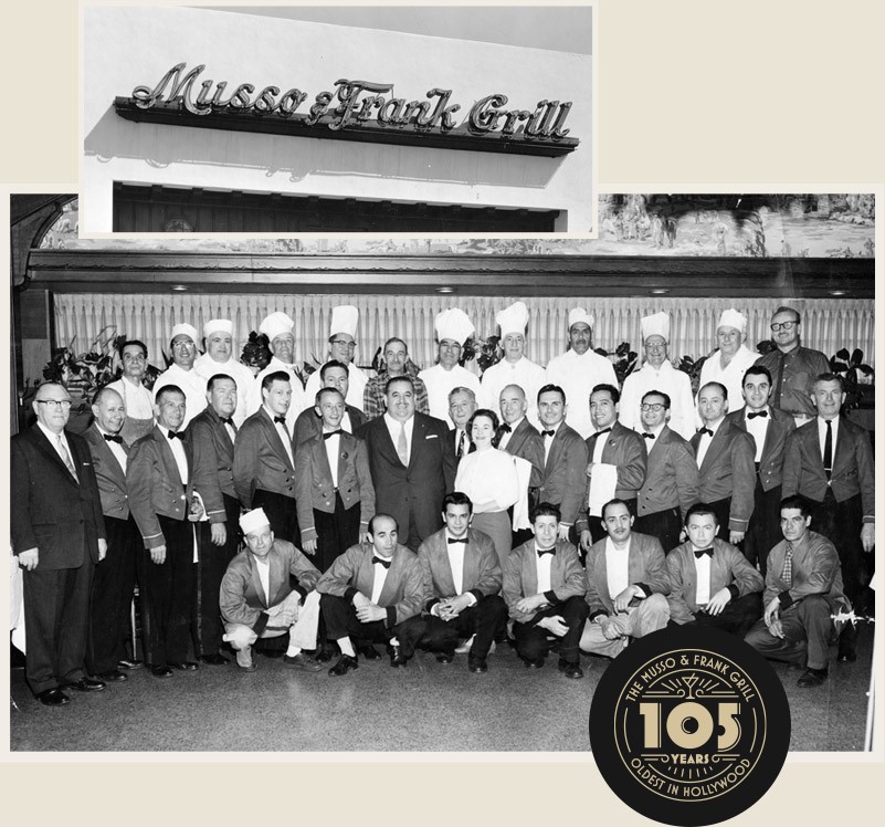 1950's Staff Photo at the Musso & Frank Grill Photo courtesy of Musso & Frank Grill