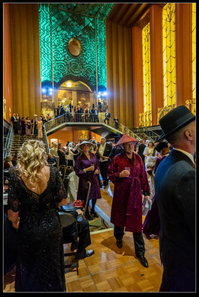 Art Deco Society of California Controversy of a couple appropriating Asian fashion at the Preservation Ball in 2025