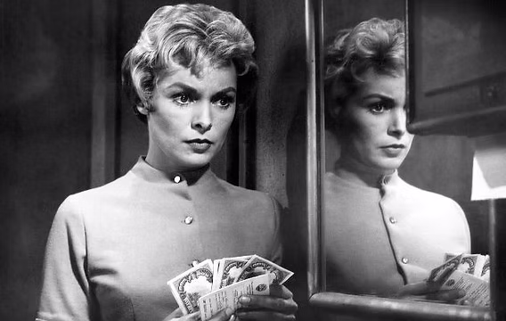 Janet Leigh as Marion Crane in Hitchcock's 1960 film Psycho changed the face of Women in Horror