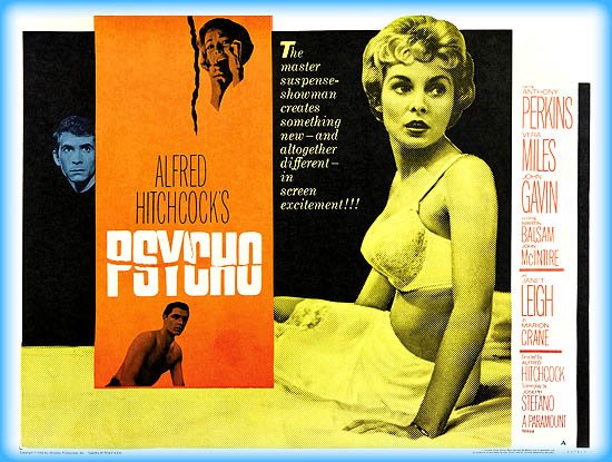 Alfred Hitchcock's 1965 Film Psycho. Norman Bates was inspired by Ed Gein Miniseries