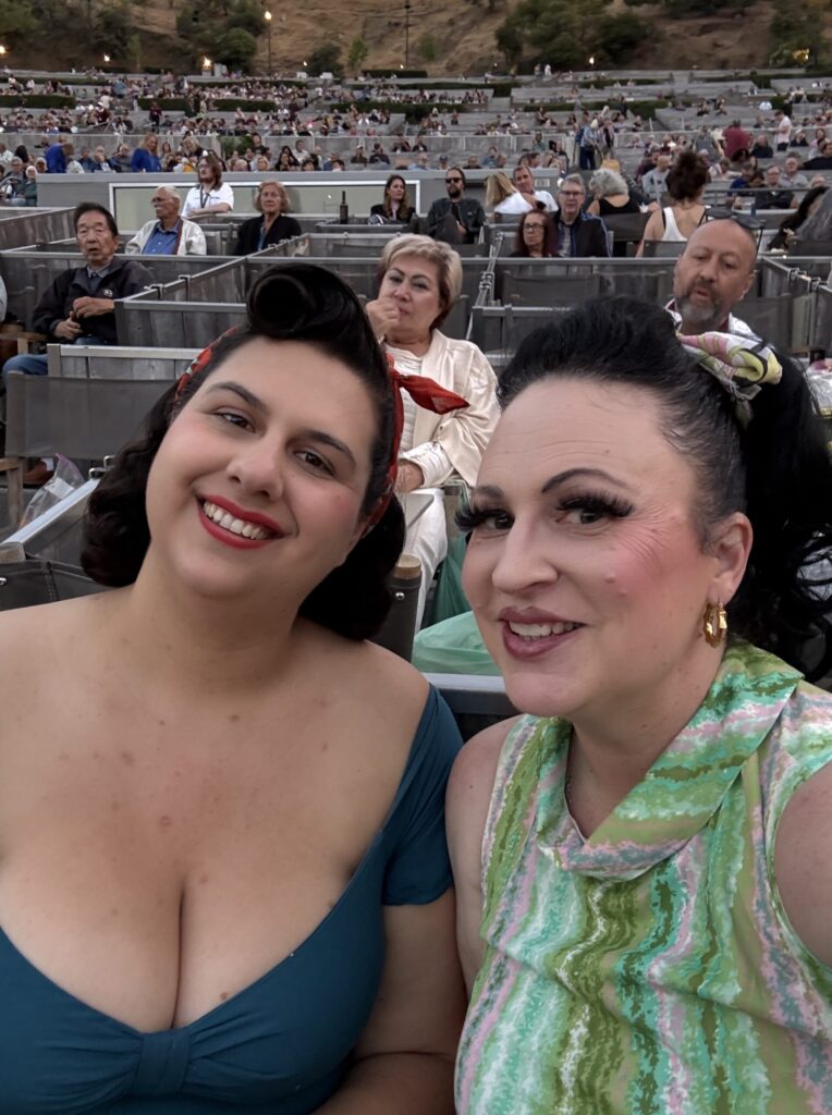 Ioana Istrate and Regina Luz Jordan for Hollywoodland News at the Hollywood Bowl Summer Concert Series featuring Brahms and Grieg