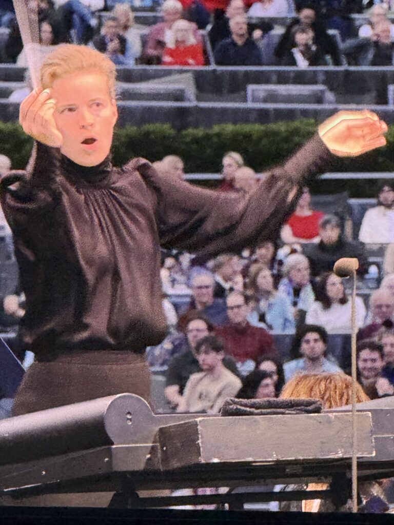 Conductor Tabita Berglund with the LA Philharmonic at the Hollywood Bowl Summer Concert Series 2025 photo by Regina Luz Jordan for Hollywoodland News