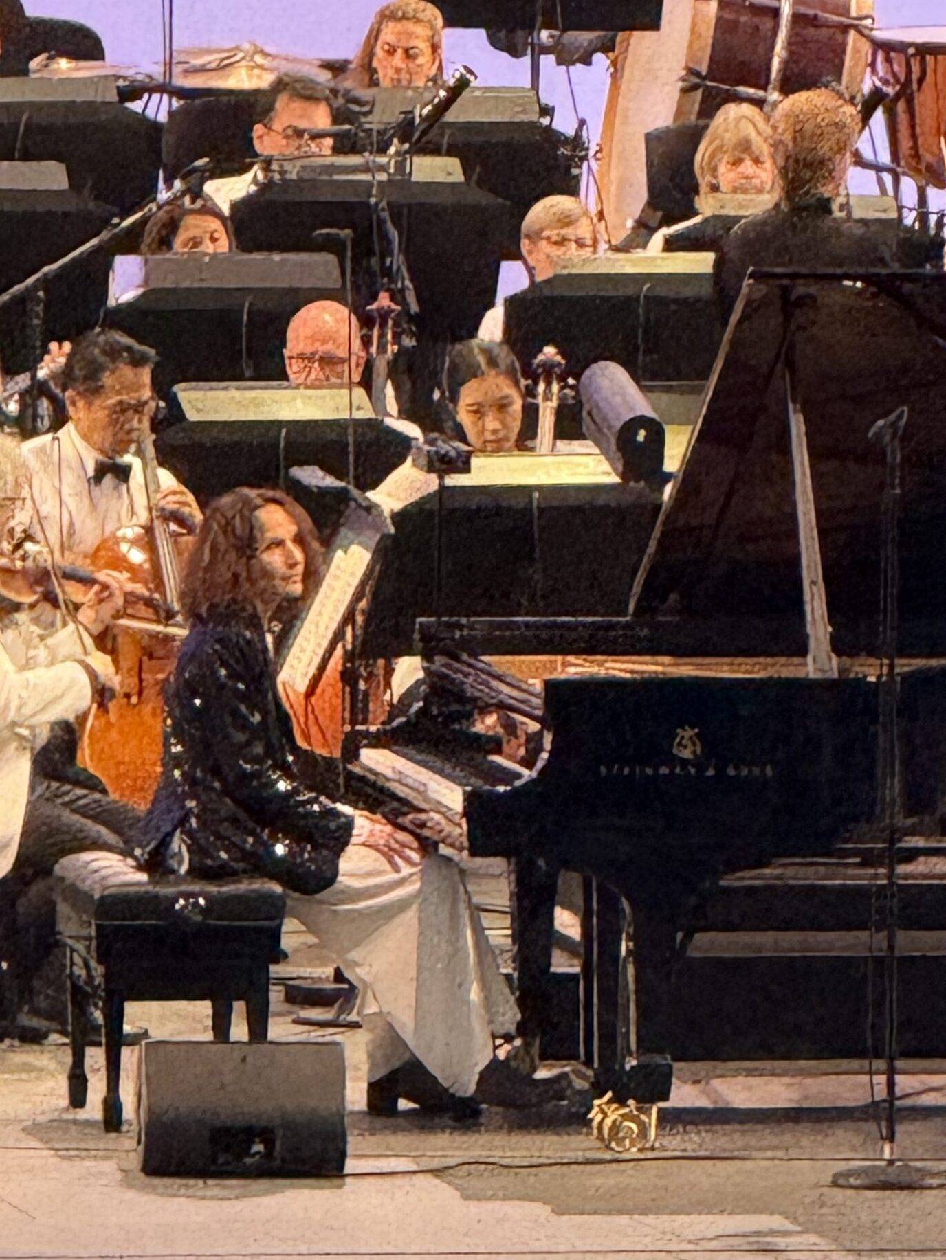 Hollywood Bowl Summer Concert Series Brahms & Grieg Concerto with the LA Philharmonic and Hélène Grimaud. Photo by Regina Luz Jordan for Hollywoodland News